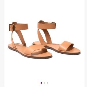 Madewell boardwalk ankle strap sandal size 6